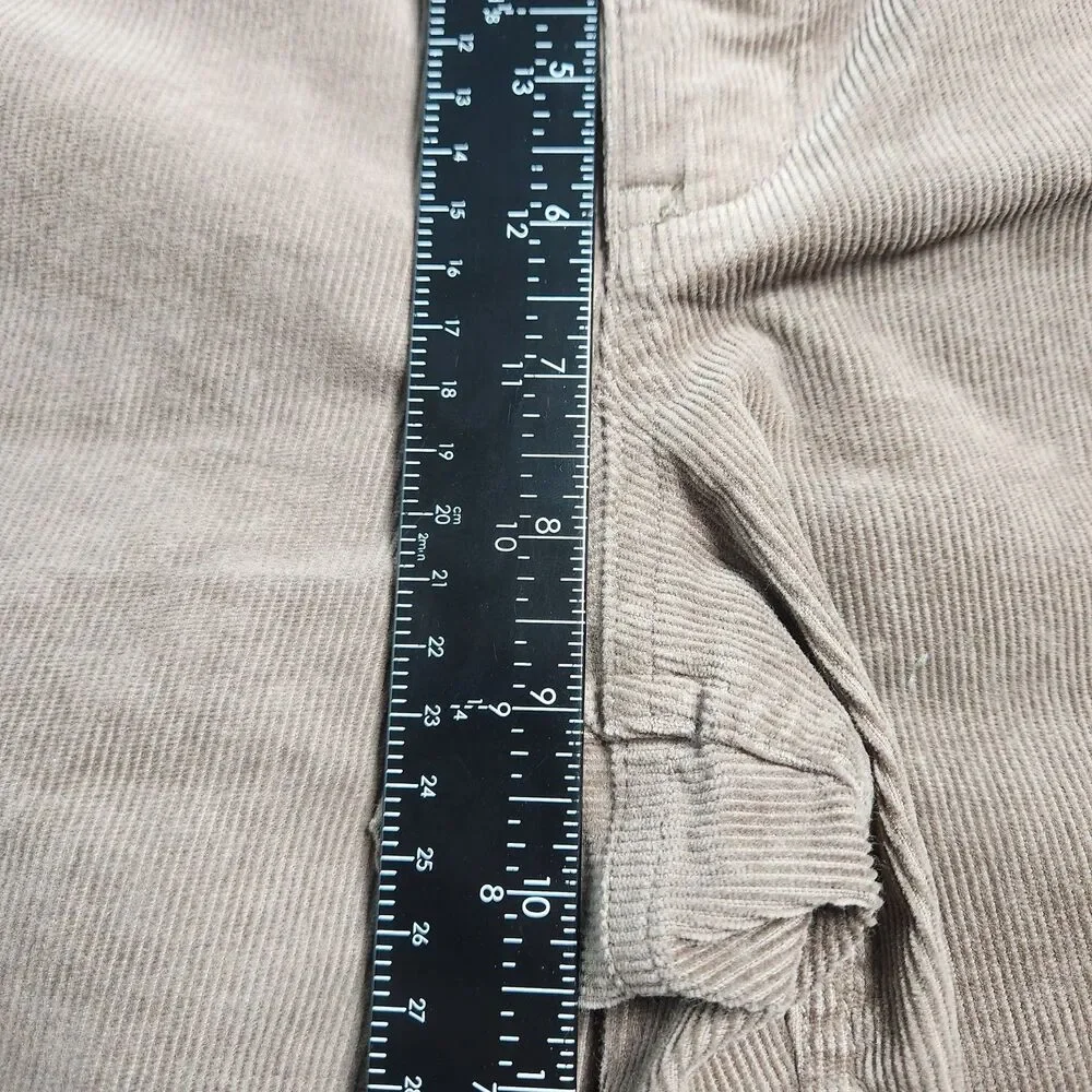 J. Crew Corduroy Pants Women 33T Brown Mid Rise Bootcut
